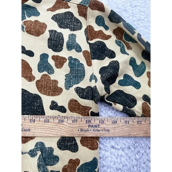 Boys Carhartt Yellow Camouflage Hoodie Pullover Sweatshirt Size L 14-16 - Picture 7 of 12